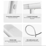 تصویر اتو بخار مسافرتی تاشو 1300 وات شیائومی - حامی تک