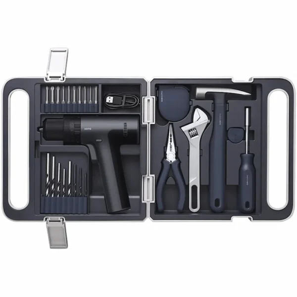 تصویر جعبه ابزار هوتو HOTO 12V Brushless Drill Tool QWDZGJ002 سایت حامی تک