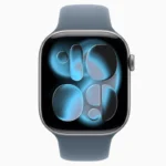 تصویر ساعت هوشمند 46 میلی متری اپل مدل Series 11 Aluminum Case با بند سیلیکونی - سایت حامی تک