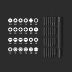 تصویر مجموعه 25 عددی پیچ گوشتی و سری پیچ گوشتی شیائومی مدل MJJXLSD002QW سایت حامی تک