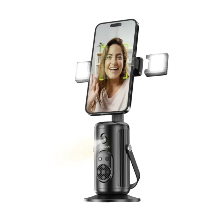 تصویر پایه هوشمند موبایل پرودو Porodo Face Tracking Smart Mount PD-HSM13 سایت حامی تک