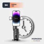 تصویر پایه هوشمند موبایل پرودو Porodo Face Tracking Smart Mount PD-HSM13 سایت حامی تک