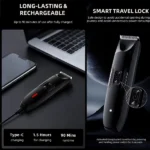 ماشین اصلاح موی سر و بدن شارژی ان شن مدل Spark 3 - تصویر 5