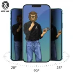 محافظ صفحه نمایش حریم شخصی گرین لاین مدل Diego Pet Priracy مناسب برای گوشی موبایل اپل iPhone 17/16 Pro - تصویر 10