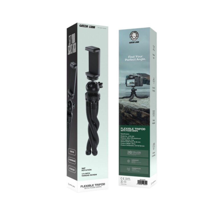 سه پایه فلکسیبل گرین Green Lion Flexible Tripod with Foam Grips
